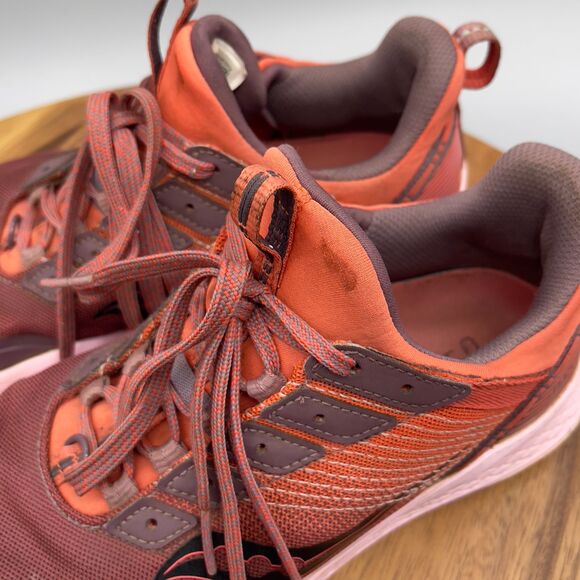 Saucony Mad River TR Womens Size 7.5 Shoes Red Athletic Trail Running Sneakers - Picture 5 of 10